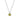 Collier mit Zirkonia Olivgrün 40+5cm Silber 925/000 rhodiniert