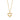 Collier mit Anhänger Herz Silber 925/000 vergoldet