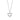 Collier mit Anhänger Herz Silber 925/000 rhodiniert