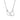 Collier Herz/Kreis Silber 925/000 rhodiniert