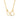 Collier Herz/Kreis Silber 925/000 vergoldet