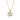 Collier mit Anhänger Herzen 20 Zirkonia Silber 925/000 vergoldet