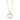 Collier mit Anhänger Herz 22 Zirkonia Silber 925/000 vergoldet