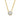 Collier mit Anhänger 17 Zirkonia Silber 925/000 vergoldet