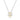 Collier mit Anhänger Klee 38+7cm Silber 925/000 rhodiniert Bicolor