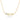 Collier mit Zirkonia Silber 925/000 vergoldet