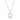 Collier mit Anhänger Herz Zirkonia Silber 925/000 rhodiniert