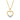 Collier mit Anhänger Herz Zirkonia Silber 925/000 vergoldet