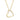 Collier mit Anhänger Herz Zirkonia Silber 925/000 vergoldet