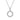 Collier Anhänger Zirkonia Silber 925/000 rhodiniert