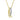 Collier Anhänger 3-reihig mit Zirkonia Silber 925/000 vergoldet