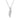 Collier Anhänger Zirkonia Silber 925/000 rhodiniert