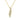 Collier Anhänger Zirkonia Silber 925/000 vergoldet