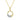 Collier Anhänger Zirkonia Silber 925/000 vergoldet