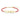 Textilarmband rot mit Silberelementen & Zirkonia Silber 925/000 vergoldet
