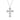 Collier Anhänger Kreuz 78 Zirkonia Silber 925/000 rhodiniert