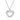 Collier mit Anhänger Herz Zirkonia Silber 925/000 rhodiniert