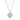 Collier mit Korbanhänger Herz & Zirkonia Silber 925/000 rhodiniert