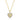Collier mit Korbanhänger Herz & Zirkonia Silber 925/000 vergoldet