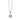 Collier mit Zirkonia rund 6mm Echt Silber 925/000