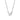 Collier mit Zirkonia 3mm 38+5cm Silber 925/000