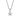 Collier mit Zirkonia in Sternform 8mm Silber 925/000 rhodiniert