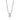 Collier mit Zirkonia 3mm Silber 925/000 rhodiniert