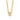 Collier mit Zirkonia 3mm Silber 925/000 vergoldet
