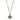 Collier mit Kristall in London Blue Silber 925/000 vergoldet