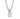Collier mit Zirkonia 5x5mm Silber 925/000