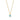 Collier mit Türkis 40+5cm Silber 925/000 vergoldet