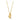 Collier mit Infinity 11 Zirkonia / Herz Silber 925/000 vergoldet