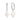 Creolen 12/2mm mit SW-Zuchtperlen Silber 925/000
