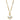 Collier mit Kristall weiß Silber 925/000 vergoldet