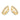 Klappcreolen 22 Zirkonia 11.5/2.2mm Gold 585/000