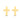 Ohrstecker Kreuz Gold 585/000