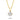 Collier mit Anhänger Zirkonia 4 mm Gold 585/000