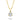 Collier mit Anhänger Zirkonia 4mm Gold 585/000