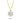 Collier mit Anhänger Zirkonia 6mm Gold 585/000