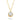 Collier mit Anhänger Zirkonia 6mm Gold 585/000