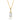 Collier mit Anhänger Zirkonia in Baguetteform Gold 585/000