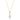 Collier mit Anhänger Zirkonia Tropfen Gold 585/000