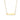 Collier mit Gravurplatte 17 x 3.7mm Gold 585/000
