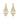 Ohrstecker mit 10 Zirkonia Gold 585/000