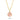 Collier mit Anhänger Zirkonia champagner 4 mm Gold 585/000