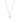 Collier mit Anhänger Zirkonia 4mm Weißgold 585/000