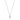 Collier mit Anhänger Zirkonia 4mm Weißgold 585/000