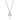 Collier mit Anhänger Zirkonia 4mm Weißgold 585/000