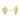 Ohrstecker Blatt mit 20 Zirkonia Gold 585/000