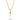 Collier Anhänger Schlüssel mit Zirkonia Gold 585/000